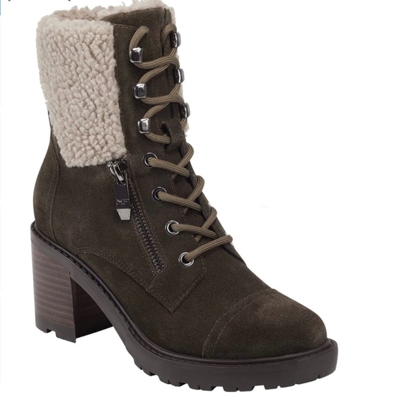 NWT Marc Fisher Suede Leather Boots Booties - Picture 2 of 7